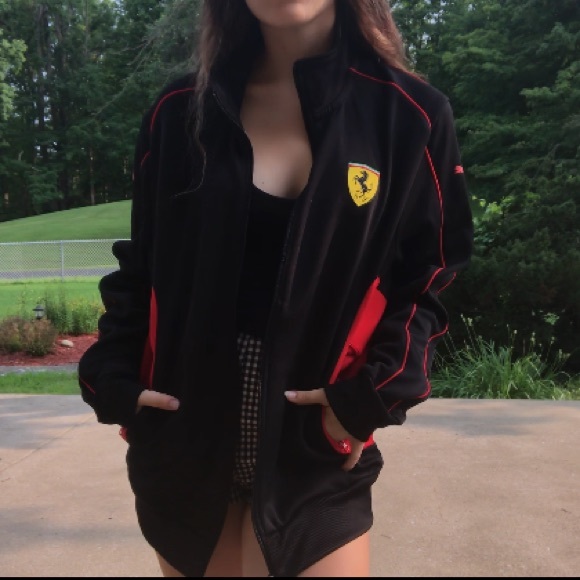 Scuderia Ferrari Other - Scuderia Ferrari Black and Red Racing Jacket
